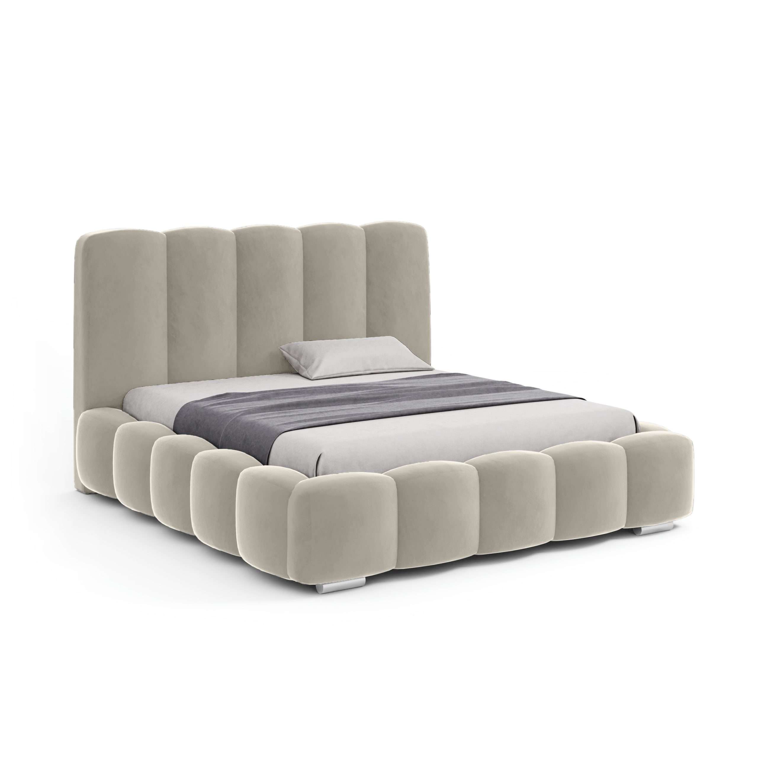 Matt Velvet 06 - WB1 Polsterbett Leytron – Bild 1