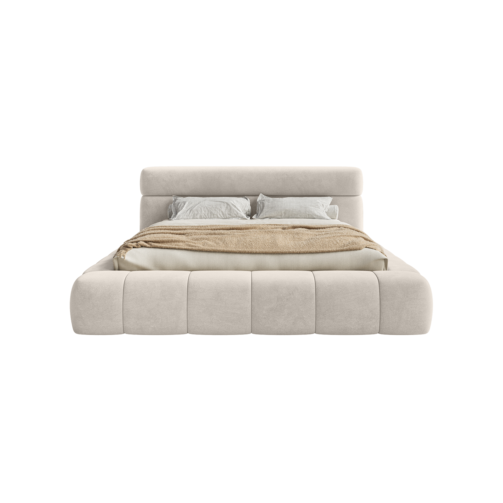 8720681559155_VELLUTO_1_Cream_WP Polsterbett Nuuk – Bild 1
