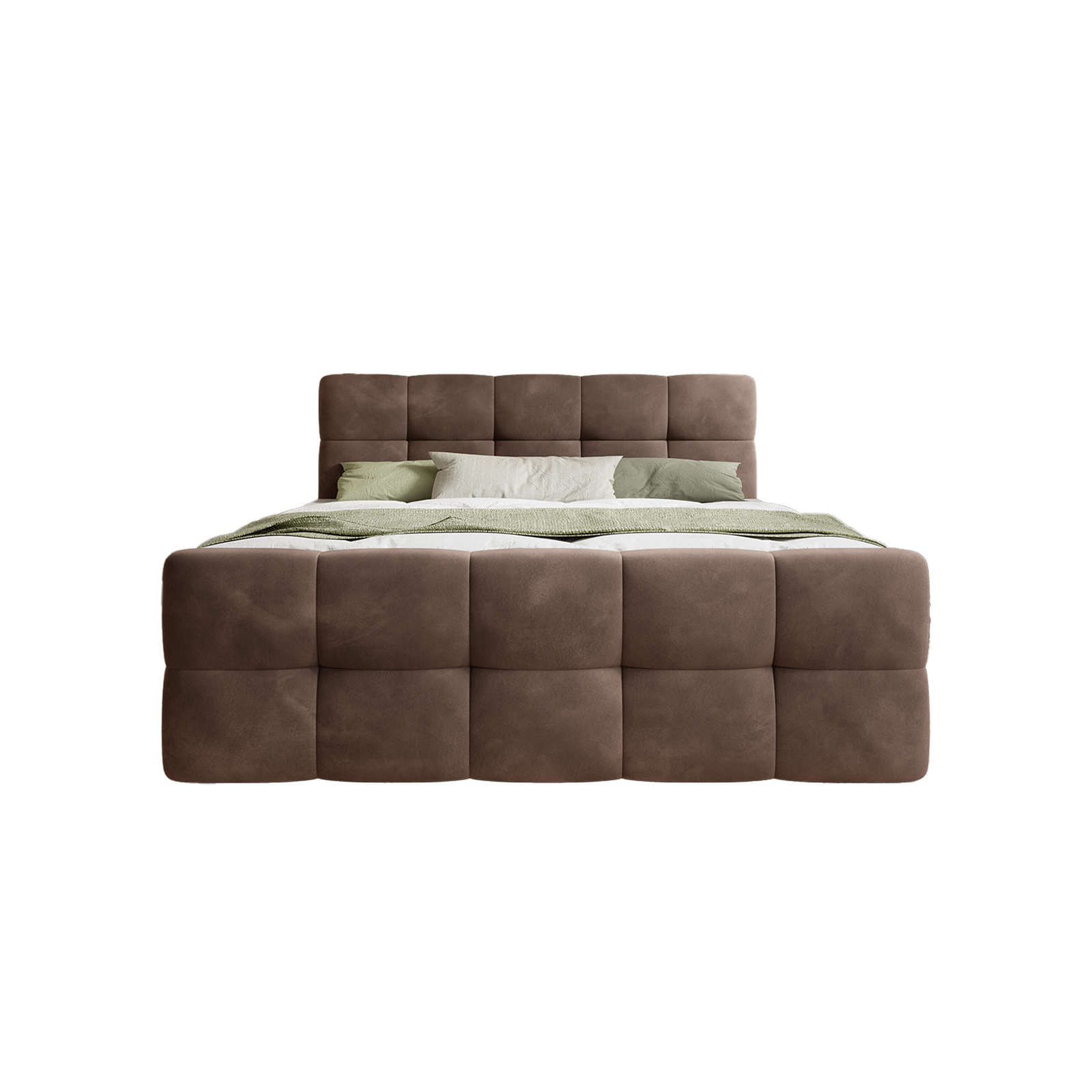 8720681590400_Velluto_29_Taupe_WP Boxspringbetten TISNO – Bild 1